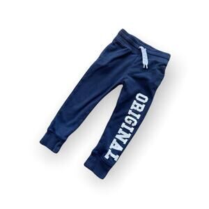 5/$35          H&M Boys Sweatpants Size 3 4 Original Navy Blue White